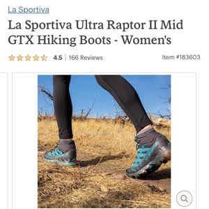 La Sportiva Ultra Raptor II Hiking boot size US 8.5, EU40 excellent condition